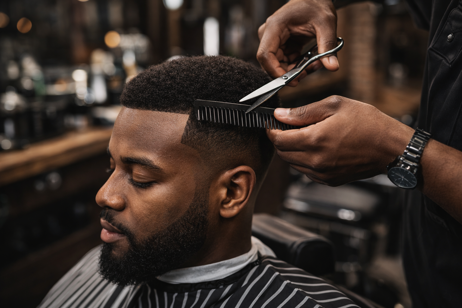 Fresh haircut