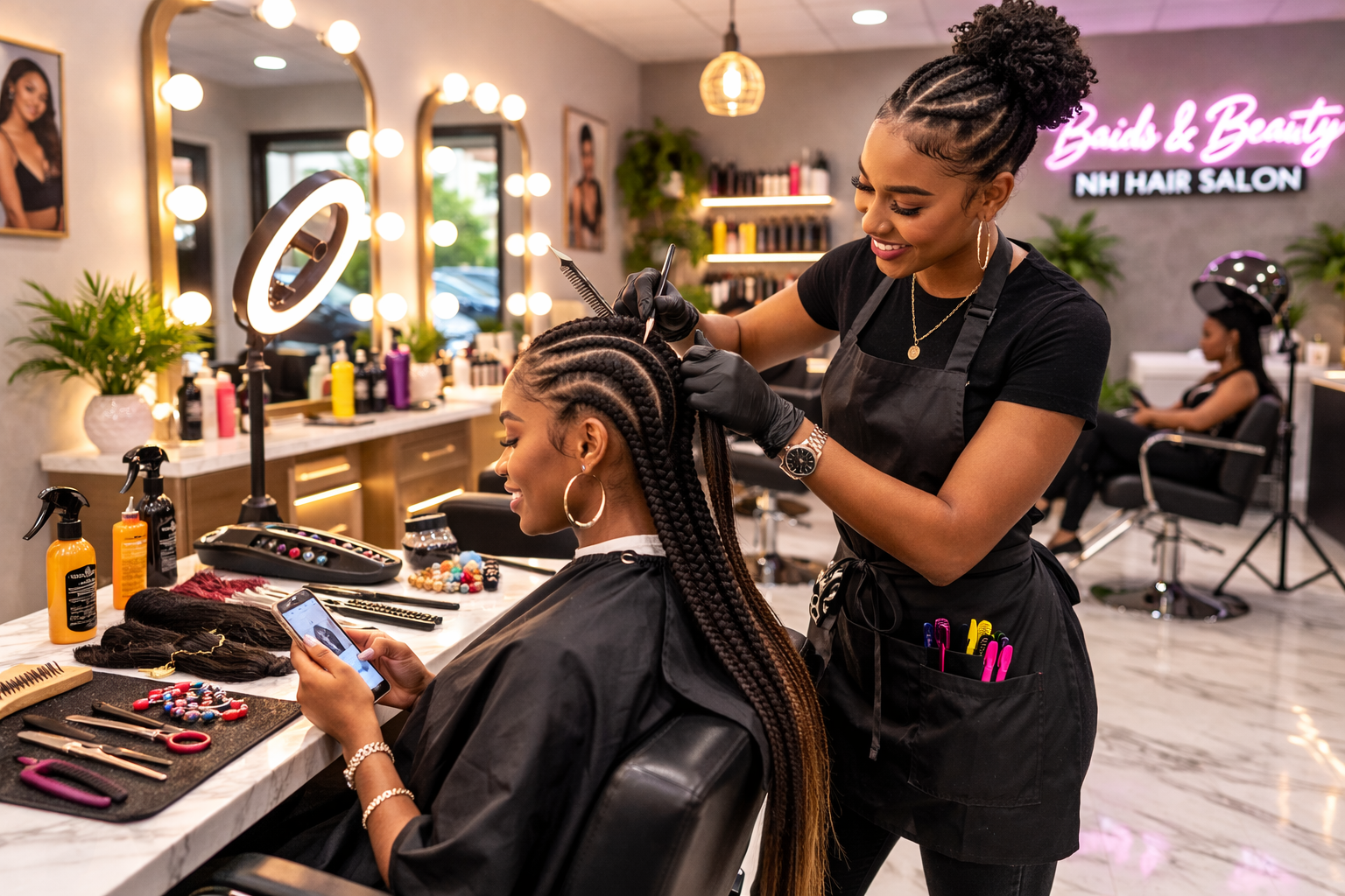 Salon scene