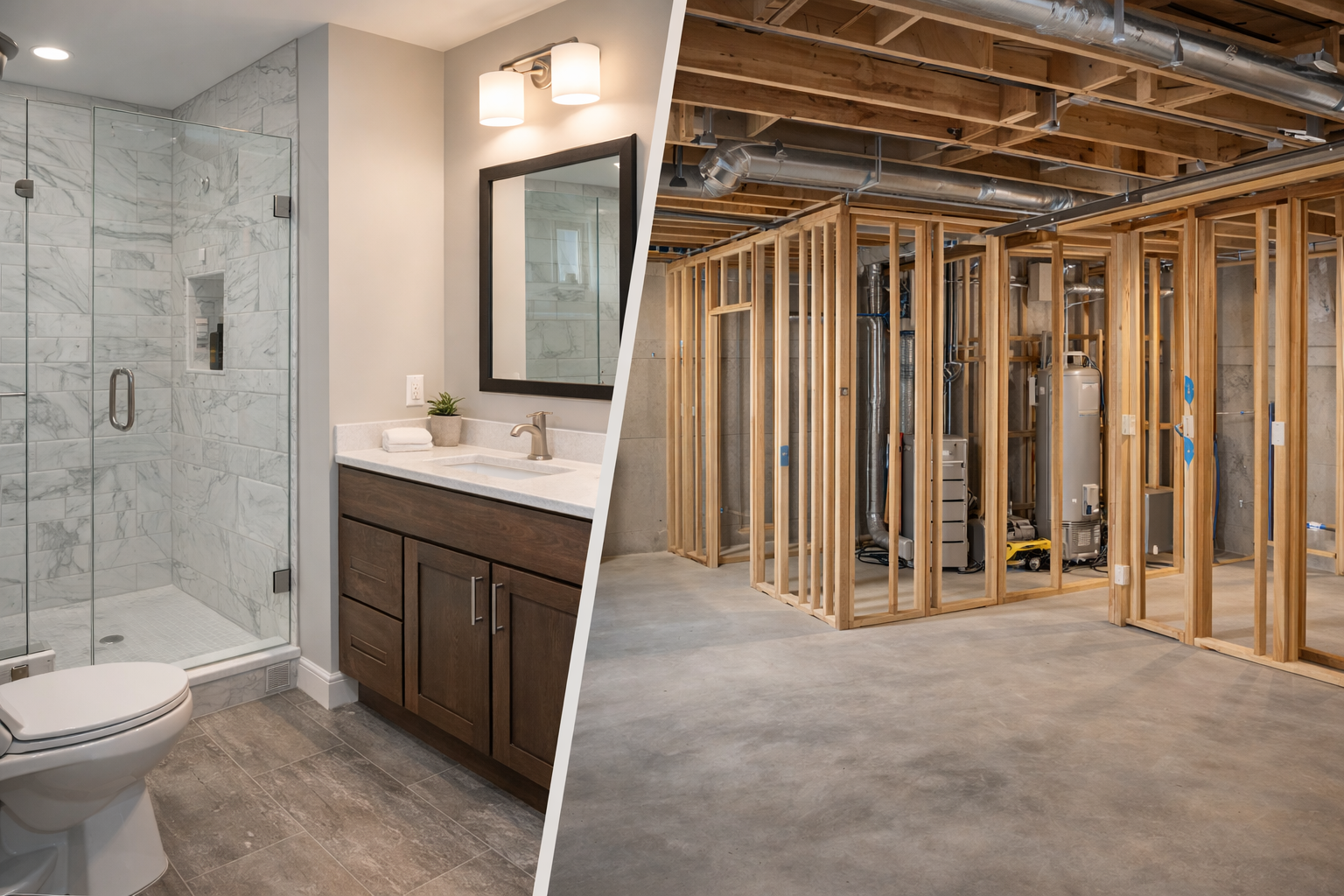 Basement renovation
